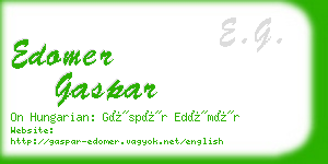 edomer gaspar business card